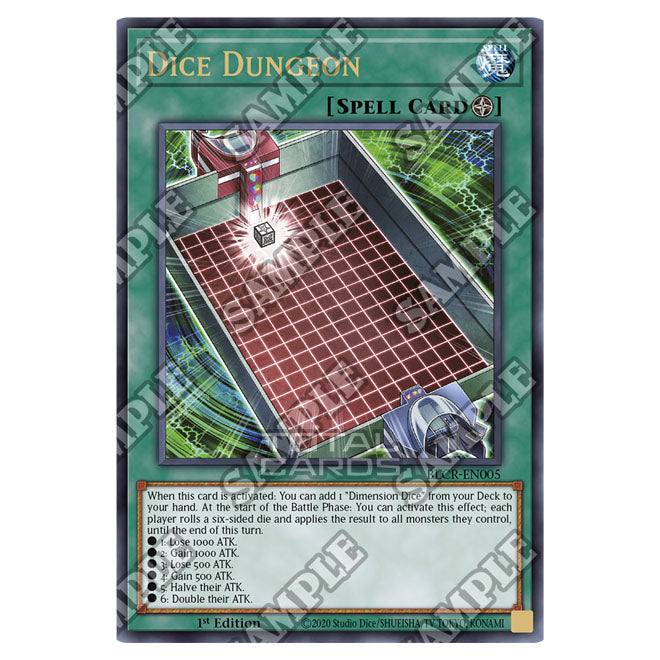 Yu-Gi-Oh! - Crystal Revenge - Dice Dungeon (Ultra Rare) BLCR-EN005 Yu-Gi-Oh! - Crystal Revenge - Dice Dungeon (Ultra Rare) BLCR-EN005