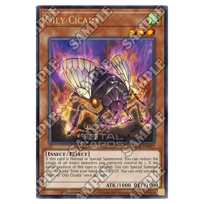 Yu-Gi-Oh! - Crystal Revenge - Oily Cicada (Ultra Rare) BLCR-EN027 Yu-Gi-Oh! - Crystal Revenge - Oily Cicada (Ultra Rare) BLCR-EN027