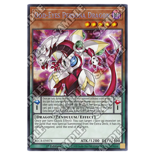 Yu-Gi-Oh! - Crystal Revenge - Odd-Eyes Persona Dragon (Secret Rare) BLCR-EN074