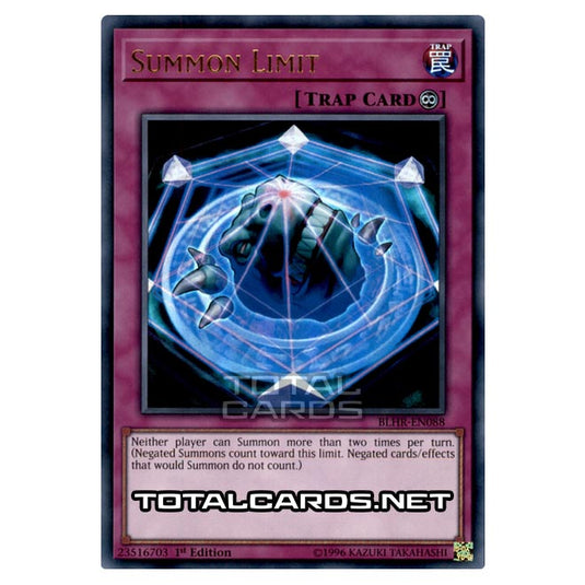 Yu-Gi-Oh! - Battles of Legend: Heroes Revenge - Summon Limit (Ultra Rare) BLHR-EN088