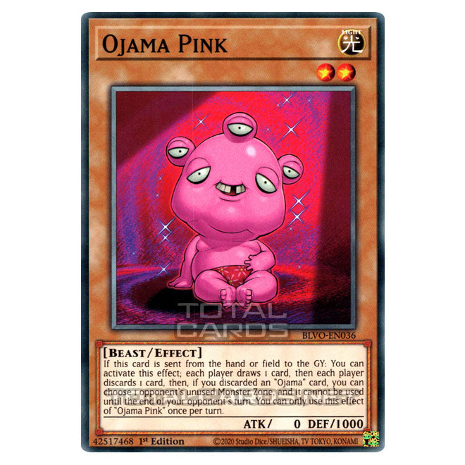 Yu-Gi-Oh! - Blazing Vortex - Ojama Pink (Common) BLVO-EN036 Yu-Gi-Oh! - Blazing Vortex - Ojama Pink (Common) BLVO-EN036