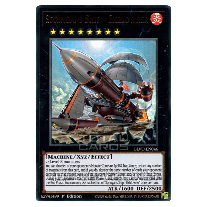 Yu-Gi-Oh! - Blazing Vortex - Springans Ship - Exblowrer (Ultra Rare) B Yu-Gi-Oh! - Blazing Vortex - Springans Ship - Exblowrer (Ultra Rare) B