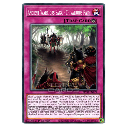Yu-Gi-Oh! - Blazing Vortex - Ancient Warriors Saga - Chivalrous Path (Common) BLVO-EN074