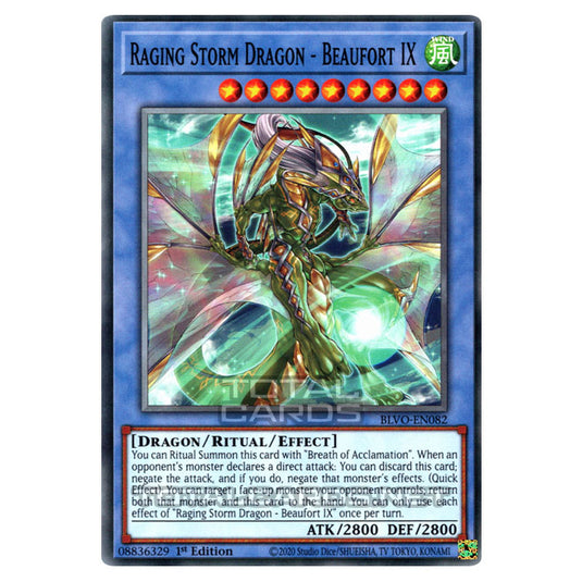 Yu-Gi-Oh! - Blazing Vortex - Raging Storm Dragon - Beaufort IX (Common) BLVO-EN082