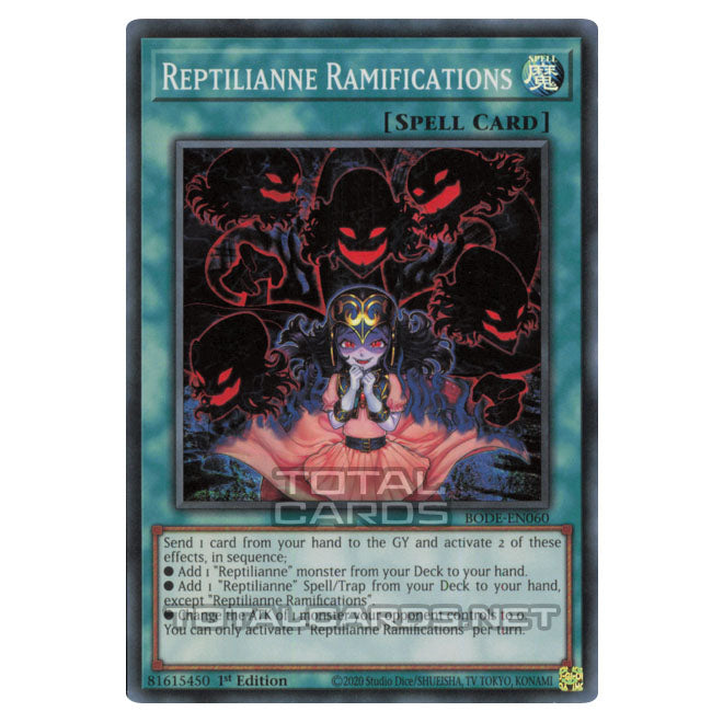 Yu-Gi-Oh! - Burst of Destiny - Reptilianne Ramifications (Super Rare) Yu-Gi-Oh! - Burst of Destiny - Reptilianne Ramifications (Super Rare)