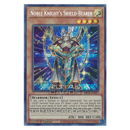 Yu-Gi-Oh! - Brothers of Legend - Noble Knight's Shield-Bearer (Secret Rare) BROL-EN017