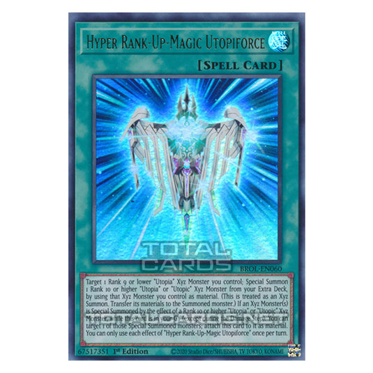 Yu-Gi-Oh! - Brothers of Legend - Hyper Rank-Up-Magic Utopiforce (Ultra Rare) BROL-EN060