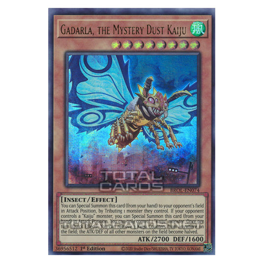Yu-Gi-Oh! - Brothers of Legend - Gadarla, the Mystery Dust Kaiju (Ultra Rare) BROL-EN074