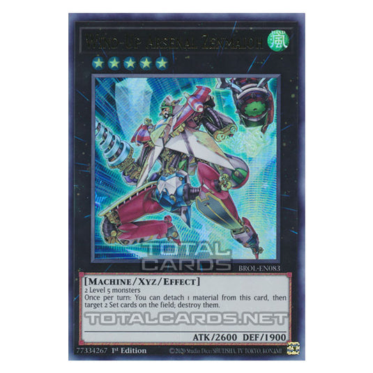 Yu-Gi-Oh! - Brothers of Legend - Wind-Up Arsenal Zenmaioh (Ultra Rare) BROL-EN083