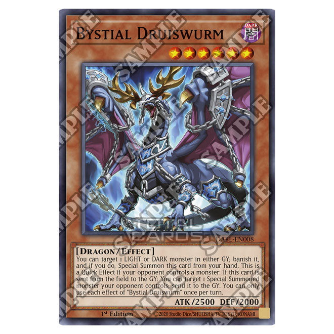 Yu-Gi-Oh! - Darkwing Blast - Bystial Druiswurm (Super Rare) DABL-EN008 Yu-Gi-Oh! - Darkwing Blast - Bystial Druiswurm (Super Rare) DABL-EN008