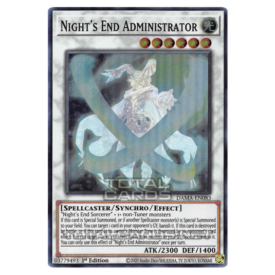 Yu-Gi-Oh! - Dawn of Majesty - Night's End Administrator (Super Rare) DAMA-EN083