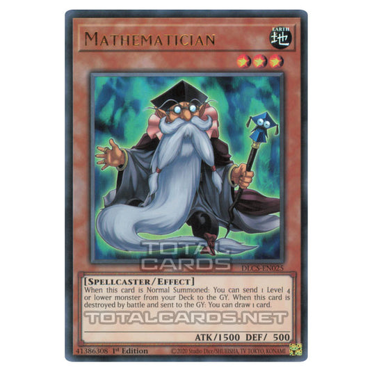 Yu-Gi-Oh! - Dragons of Legend: The Complete Series - Mathematician (Ultra Rare) DLCS-EN025-Gold