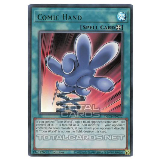 Yu-Gi-Oh! - Dragons of Legend: The Complete Series - Comic Hand (Ultra Rare) DLCS-EN077-Blue