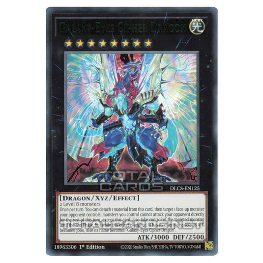 Yu-Gi-Oh! - Dragons of Legend: The Complete Series - Galaxy-Eyes Cipher Dragon (Ultra Rare) DLCS-EN125-Gold