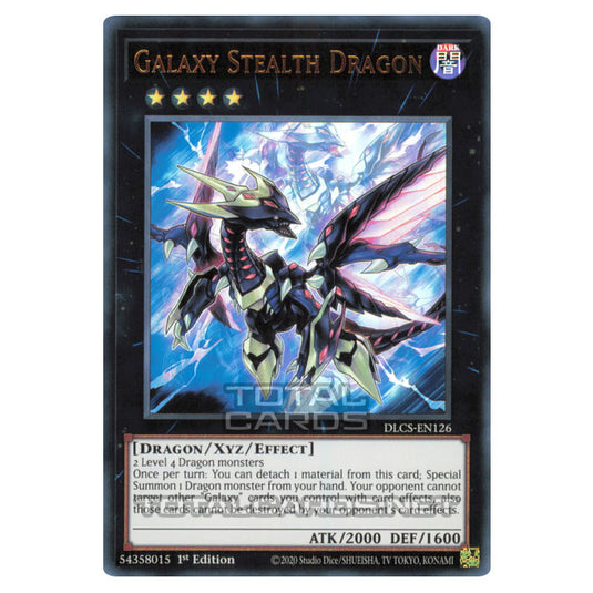 Yu-Gi-Oh! - Dragons of Legend: The Complete Series - Galaxy Stealth Dragon (Ultra Rare) DLCS-EN126 (Purple)