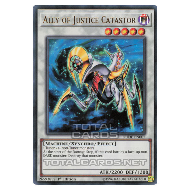 Yu-Gi-Oh! - Duel Devastator - Ally of Justice Catastor (Ultra Rare) DU Yu-Gi-Oh! - Duel Devastator - Ally of Justice Catastor (Ultra Rare) DU
