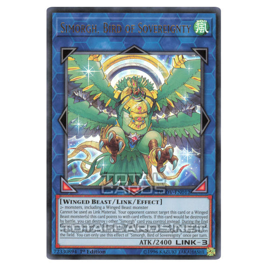 Yu-Gi-Oh! - Duel Overload - Simorgh, Bird of Sovereignty (Ultra Rare) DUOV-EN012