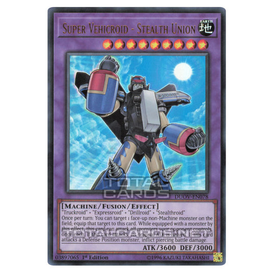 Yu-Gi-Oh! - Duel Overload - Super Vehicroid - Stealth Union (Ultra Rare) DUOV-EN078