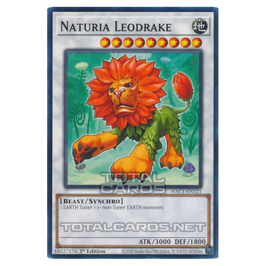 Yu-Gi-Oh! - Hidden Arsenal - Chapter 1 - Naturia Leodrake (Normal Parallel Rare) HAC1-EN121A
