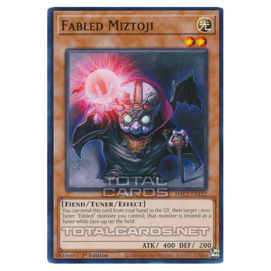 Yu-Gi-Oh! - Hidden Arsenal - Chapter 1 - Fabled Miztoji (Normal Parallel Rare) HAC1-EN132A