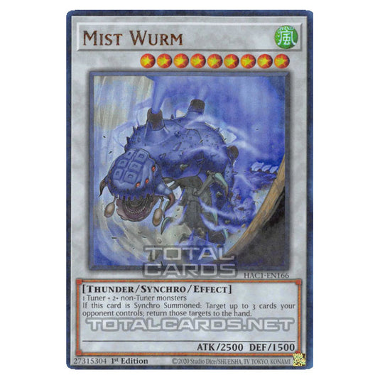 Yu-Gi-Oh! - Hidden Arsenal - Chapter 1 - Mist Wurm (Ultra Parallel Rare) HAC1-EN166