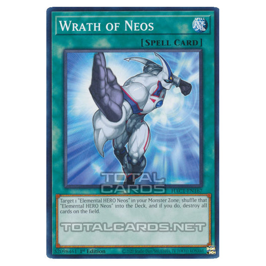 Yu-Gi-Oh! - Hidden Arsenal - Chapter 1 - Wrath of Neos (Normal Parallel Rare) HAC1-EN167A