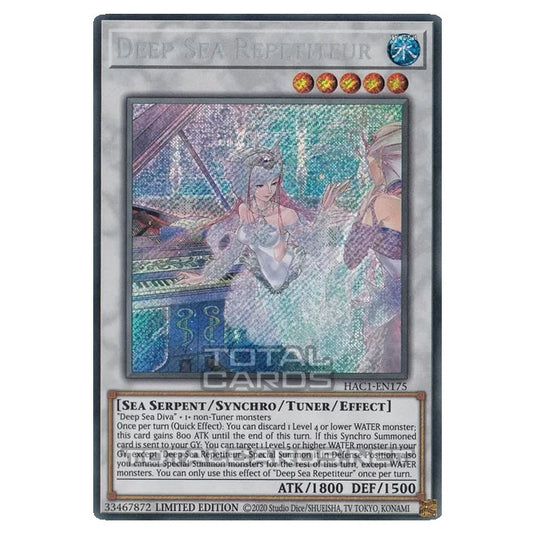 Yu-Gi-Oh! - Hidden Arsenal - Chapter 1 - Deep Sea Repetiteur (Secret Rare) HAC1-EN175