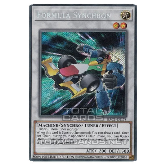 Yu-Gi-Oh! - Hidden Arsenal - Chapter 1 - Formula Synchron (Secret Rare) HAC1-EN178