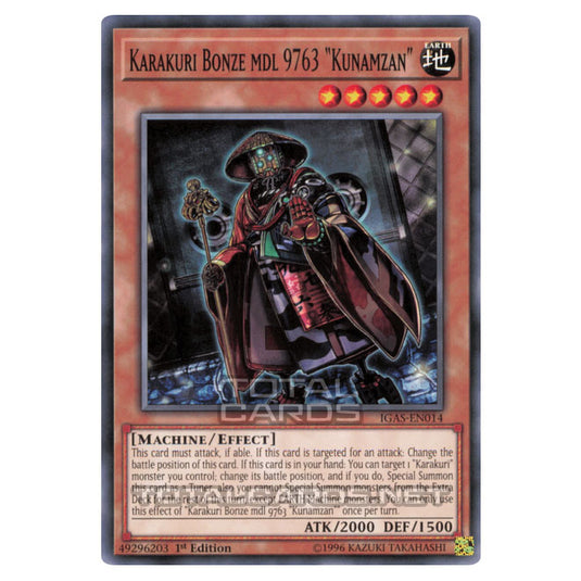 Yu-Gi-Oh! - Ignition Assault - Karakuri Bonze mdl 9763 Kunamzan"" (Common) IGAS-EN014