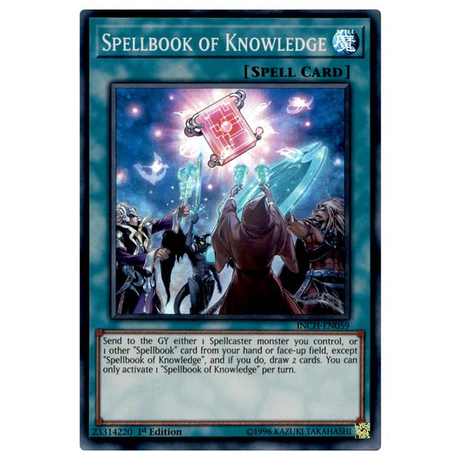 Yu-Gi-Oh! - Infinity Chasers - Spellbook of Knowledge (Super Rare) INC Yu-Gi-Oh! - Infinity Chasers - Spellbook of Knowledge (Super Rare) INC