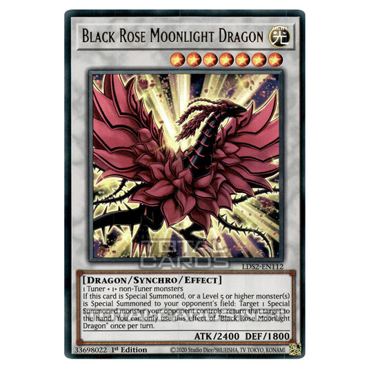 Yu-Gi-Oh! - Legendary Duelists: Season 2 - Black Rose Moonlight Dragon (Ultra Rare) LDS2-EN112 - Gold