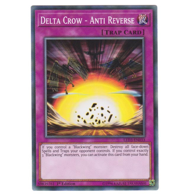 Yu-Gi-Oh! - White Dragon Abyss - Delta Crow - Anti Reverse (Common) LE Yu-Gi-Oh! - White Dragon Abyss - Delta Crow - Anti Reverse (Common) LE