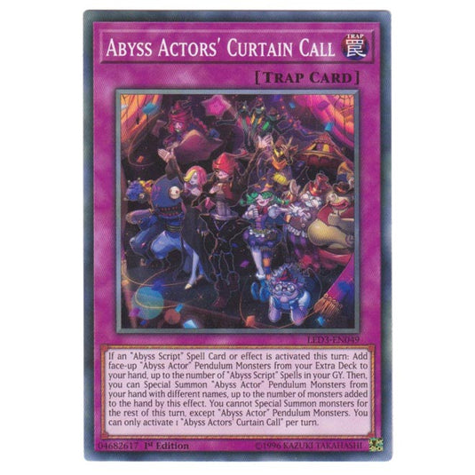 Yu-Gi-Oh! - White Dragon Abyss - Abyss Actors' Curtain Call (Common) LED3-049