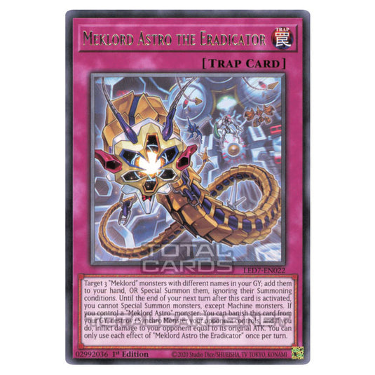 Yu-Gi-Oh! - Legendary Duelists: Rage of Ra - Meklord Astro the Eradicator (Rare) LED7-EN022