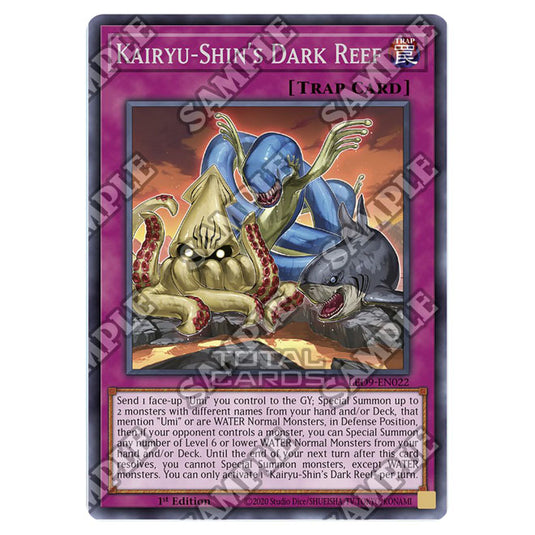Yu-Gi-Oh! - Legandary Duelist - Duels From The Deep - Kairyu-Shin's Dark Reef (Rare) LED9-EN022