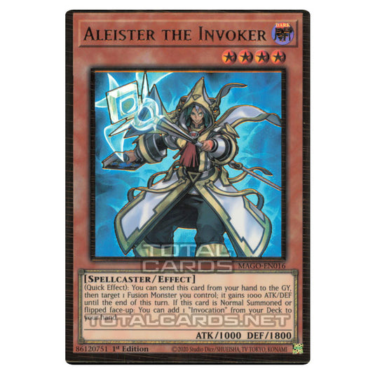 Yu-Gi-Oh! - Maximum Gold - Aleister the Invoker (alternate art) (Premium Gold Rare) MAGO-EN016A