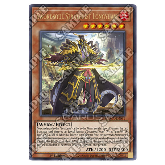 Yu-Gi-Oh! - Magnificent Mavens - Swordsoul Strategist Longyuan (Ultra Rare) MAMA-EN036