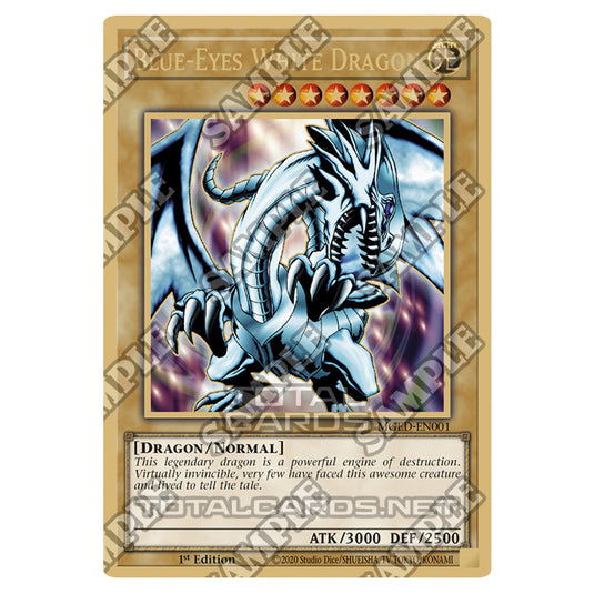 Yu-Gi-Oh! - Maximum Gold - El Dorado - Blue-Eyes White Dragon (alternate art) (Premium Gold Rare) MGED-EN001