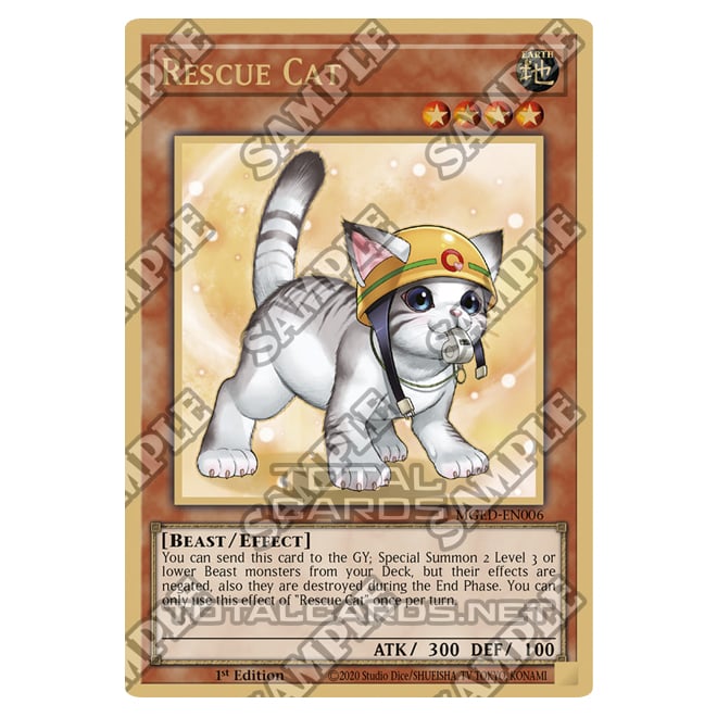 Yu-Gi-Oh! - Maximum Gold - El Dorado - Rescue Cat (alternate art) (Pre Yu-Gi-Oh! - Maximum Gold - El Dorado - Rescue Cat (alternate art) (Pre