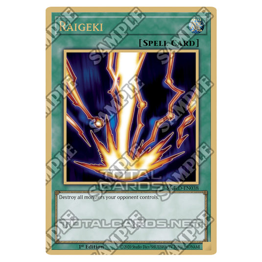 Yu-Gi-Oh! - Maximum Gold - El Dorado - Raigeki (Premium Gold Rare) MGED-EN038