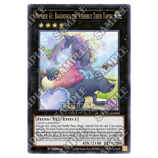 Yu-Gi-Oh! - Maximum Gold - El Dorado - Number 41: Bagooska the Terribly Tired Tapir (Rare) MGED-EN090