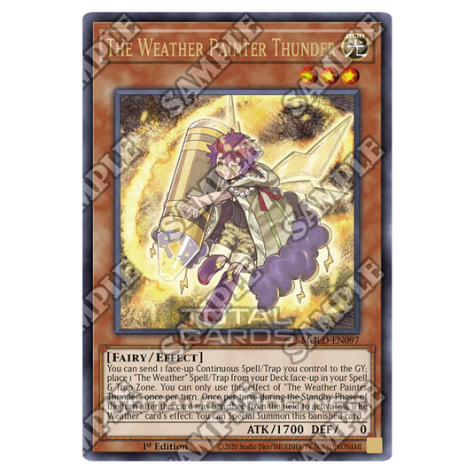 Yu-Gi-Oh! - Maximum Gold - El Dorado - The Weather Painter Thunder (Rare) MGED-EN097