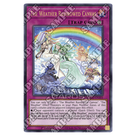 Yu-Gi-Oh! - Maximum Gold - El Dorado - The Weather Rainbowed Canvas (Rare) MGED-EN101