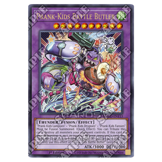 Yu-Gi-Oh! - Maximum Gold - El Dorado - Prank-Kids Battle Butler (Rare) MGED-EN113
