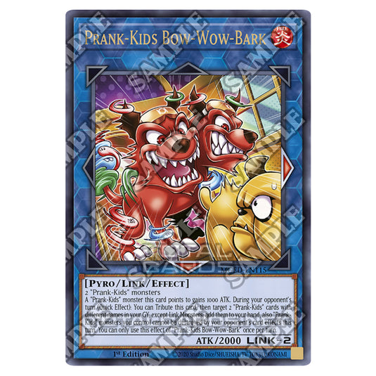 Yu-Gi-Oh! - Maximum Gold - El Dorado - Prank-Kids Bow-Wow-Bark (Rare) MGED-EN115