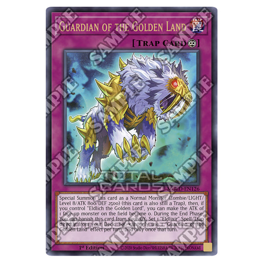 Yu-Gi-Oh! - Maximum Gold - El Dorado - Guardian of the Golden Land (Rare) MGED-EN126