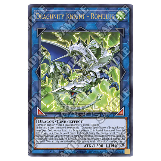Yu-Gi-Oh! - Maximum Gold - El Dorado - Dragunity Knight - Romulus (Rare) MGED-EN142