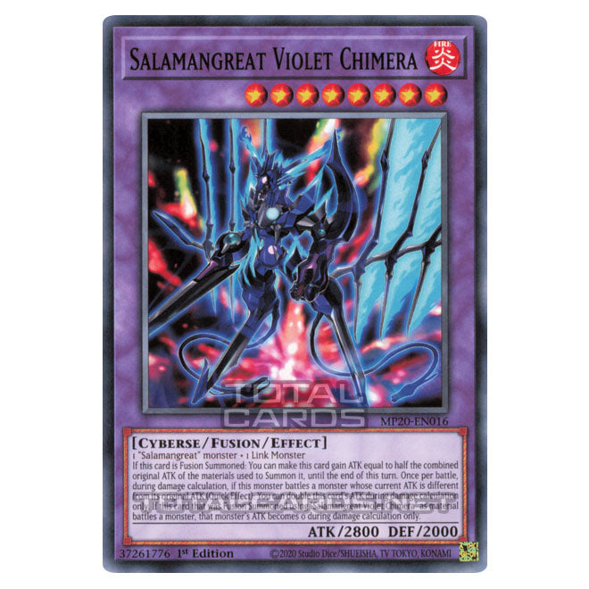 Yu-Gi-Oh! - 2020 Tin of Lost Memories - Salamangreat Violet Chimera (C Yu-Gi-Oh! - 2020 Tin of Lost Memories - Salamangreat Violet Chimera (C