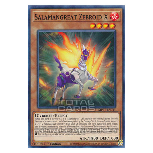 Yu-Gi-Oh! - 2021 Tin of Ancient Battles - Salamangreat Zebroid X (Common) MP21-EN044