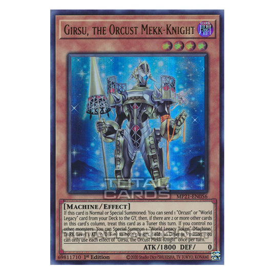 Yu-Gi-Oh! - 2021 Tin of Ancient Battles - Girsu, the Orcust Mekk-Knight (Ultra Rare) MP21-EN056